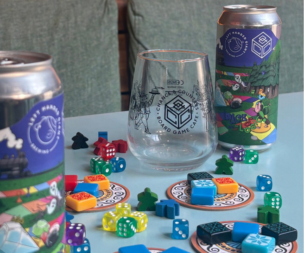 Welcome gift, beers and a branded glass
